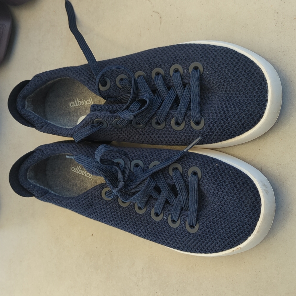 Womens size 10 allbirds tree piper navy blue